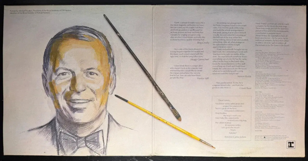 Frank Sinatra ‎– Portrait Of Sinatra: Forty Songs From The Life Of A Man 2LP (Англия 1977г.)