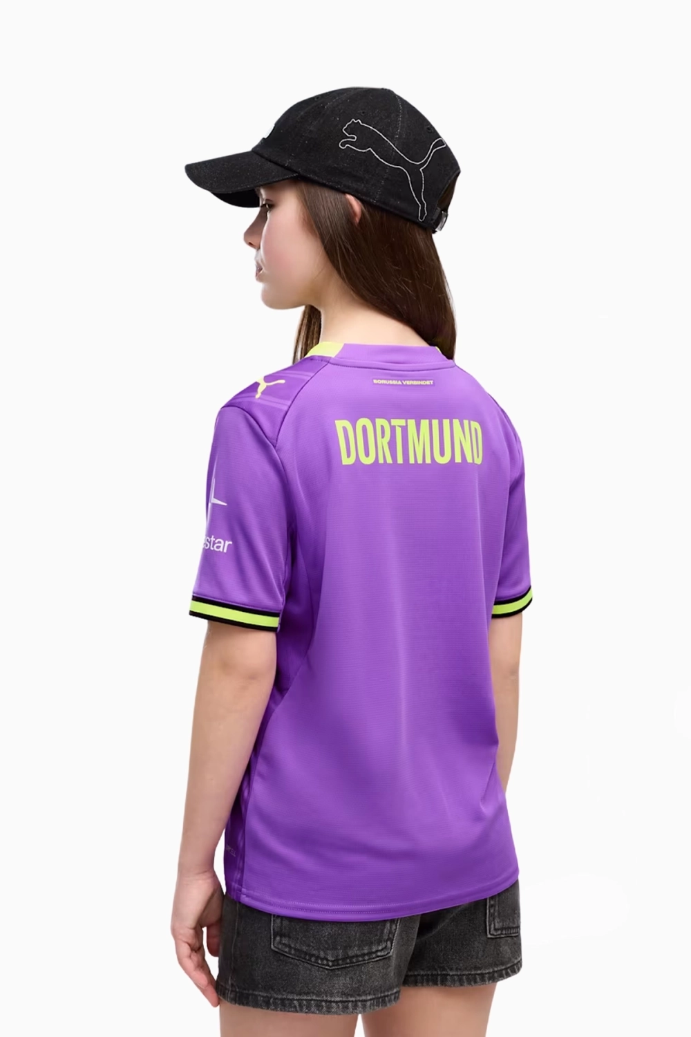 Футболка Puma Borussia Dortmund 26/27 3rd Junior - фиолетовый