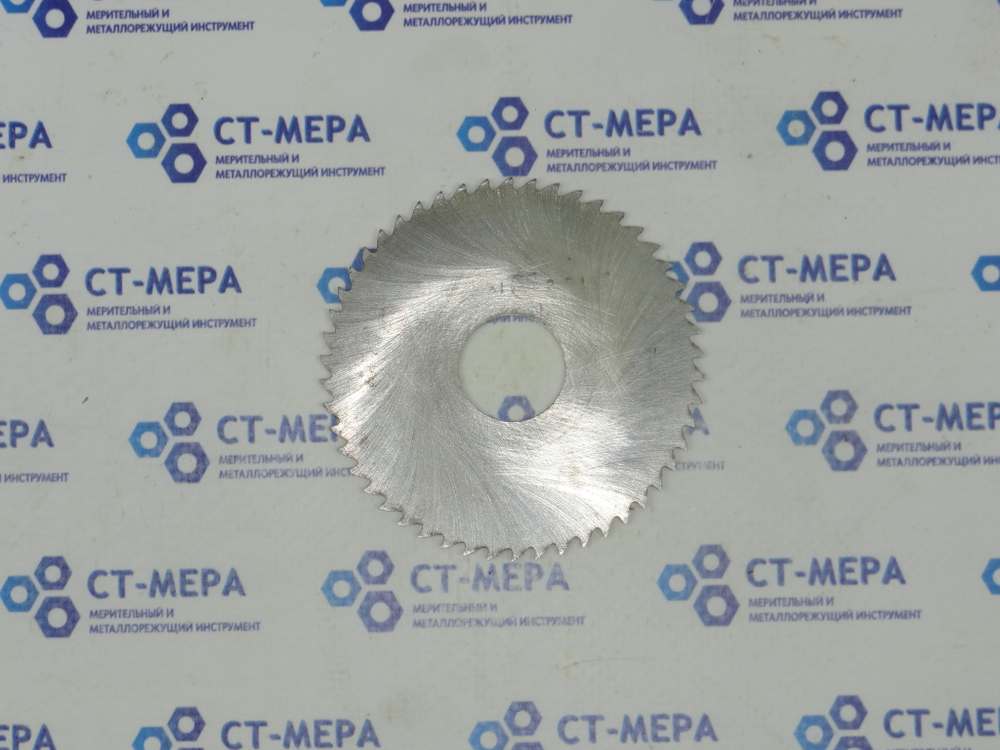 Фреза отрезная по металлу 80х1х22мм z=50 Р6М5 без фаски без ш/п