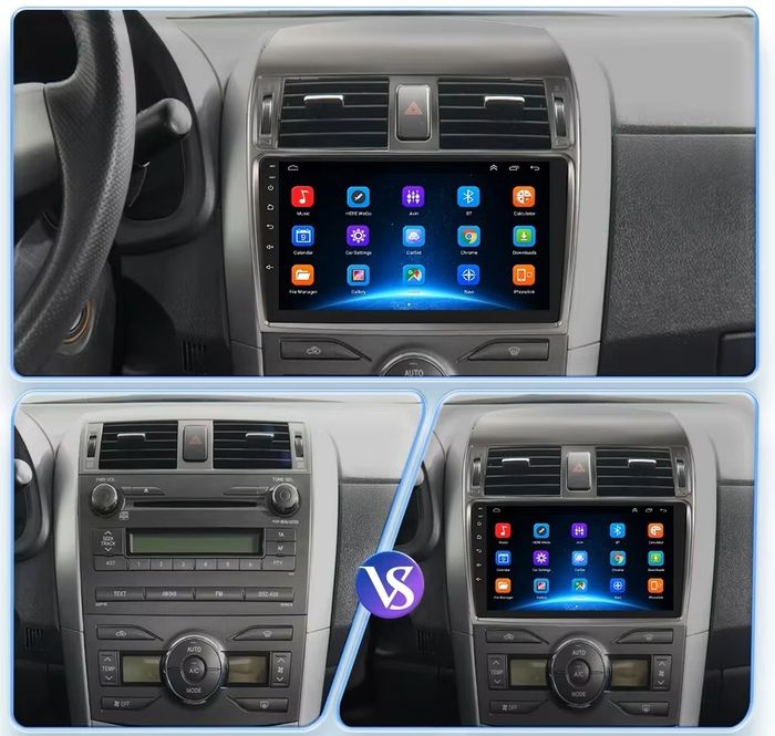 Магнитола для Toyota Corolla 2007-2013 - Airok RX-1104 Android 13, Быстрая, SIM-слот