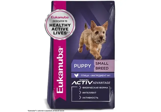 Eukanuba PUPPY SMALL BREED для щенков мелких
