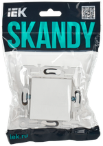 SKANDY Вывод кабеля SK-O01W арктический белый IEK