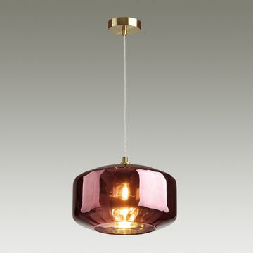 Подвесной светильник 4782/1 бордовый Binga Odeon Light