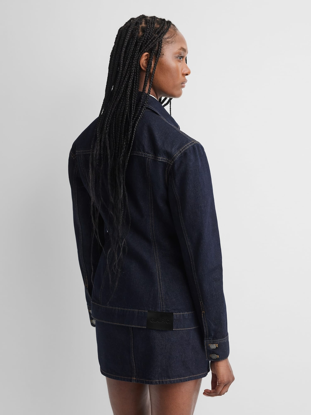 Структурированная джинсовая куртка Gap × APC - GAP