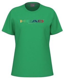 Женская футболка футболка Head Rainbow T-Shirt - ярко-зеленый