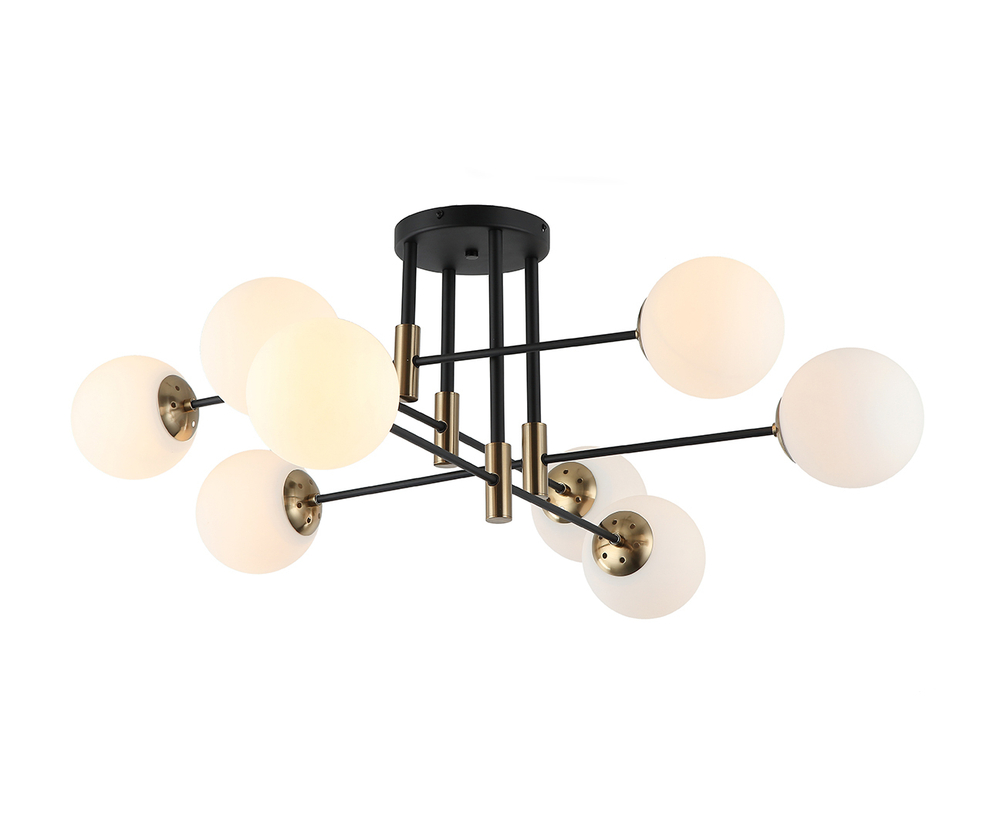 Люстра Kink Light Кайри черный/бронза 07605-8,20