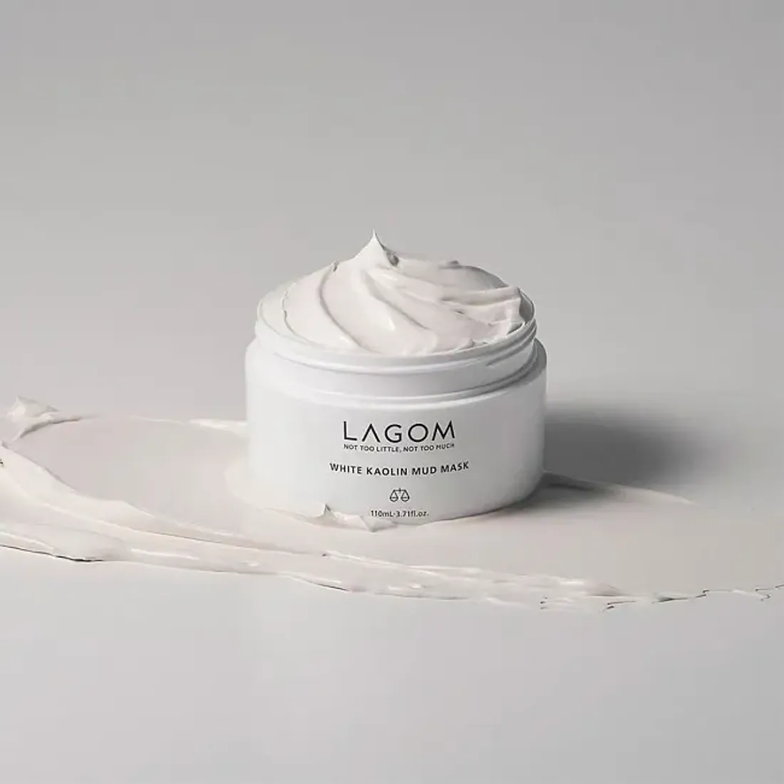 Глиняная маска с каолином Lagom White Kaolin Mud Mask 110 мл