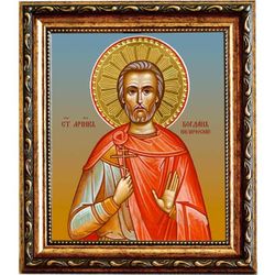 Богдан (Феодот) Кизический Святой мученик. Икона на холсте.