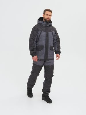 Костюм демисезонный Горка-Люкс ткань Breathable Camo цвет Серый