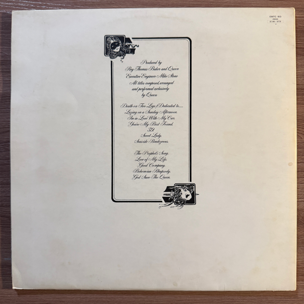 Queen - A Night At The Opera (Швеция 1975г.)