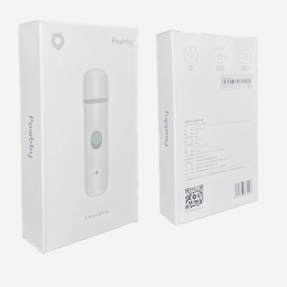 Триммер для когтей домашних животных Xiaomi Pawbby Pet Electric Nail Sharpener White MG-NG001A белая