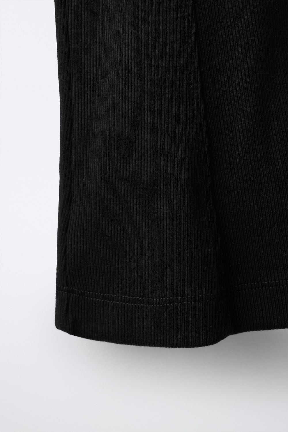 ZARA ЛЕГИНСЫ FLARE В РУБЧИК, ЧЕРНЫЙ