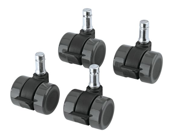 K&M 17510-000-55 4 колеса с замками для гитарной стойки Guardian