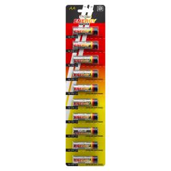 Батарейки Трофи LR6-10BL strip ENERGY POWER Alkaline | Батарейки Щелочные (Алкалиновые)