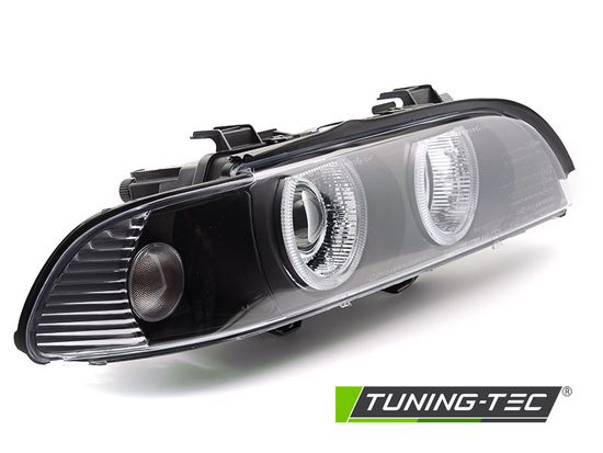 Фары передние ANGEL EYES BLACK для BMW E39 LCI 00-03