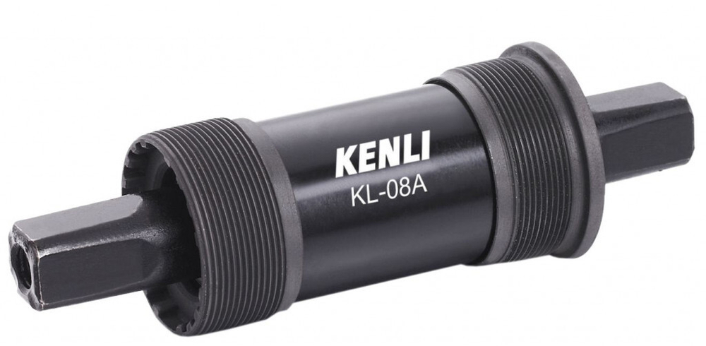 Каретка-картридж "Kenli" с пром.подшипник., под квадрат, ось 115мм,резьба 1.37''* 24 T, длина стакан
