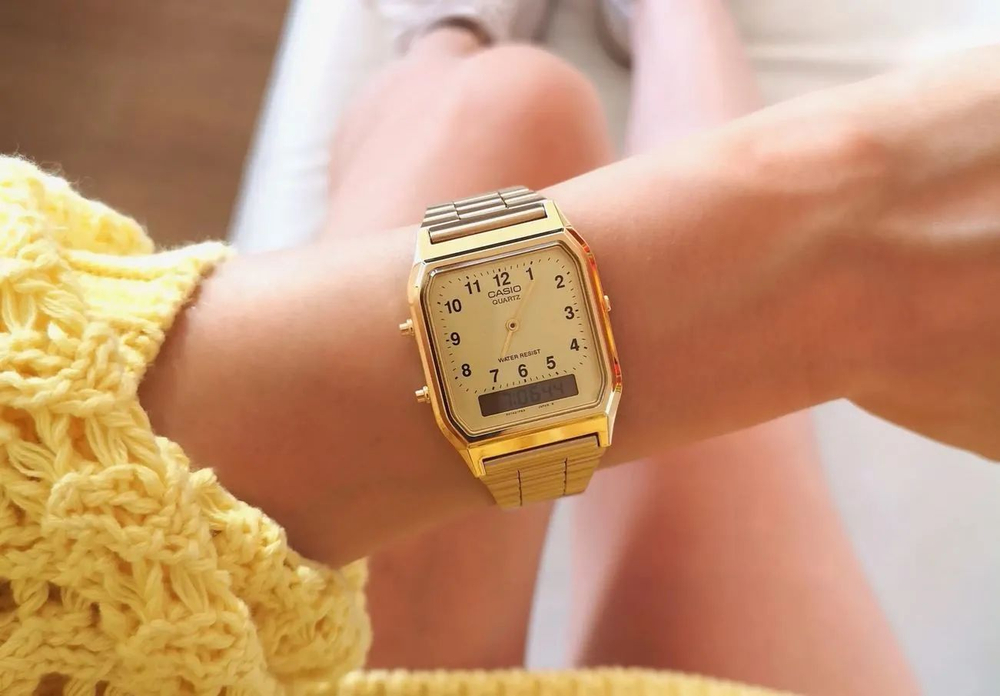Мужские  наручные часы Casio Vintage AQ-230GA-9B