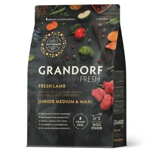 Сухой корм GRANDORF Fresh DOG JUNIOR Lamb&Sweet Potato для юниоров из свежего мяса ягненка с бататом