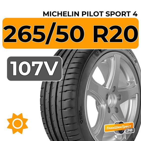 Michelin Pilot Sport 4 SUV 265/50 R20 107V