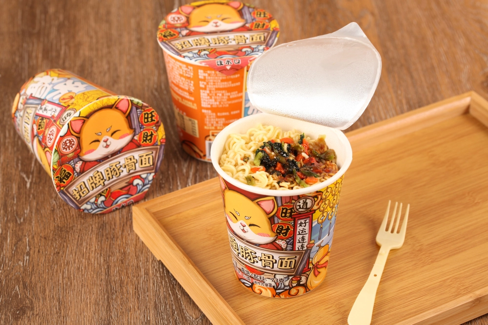 Лапша быстрого приготовления пшеничная Le Ramen Meow, Тонкоцу (со свиным бульоном)
