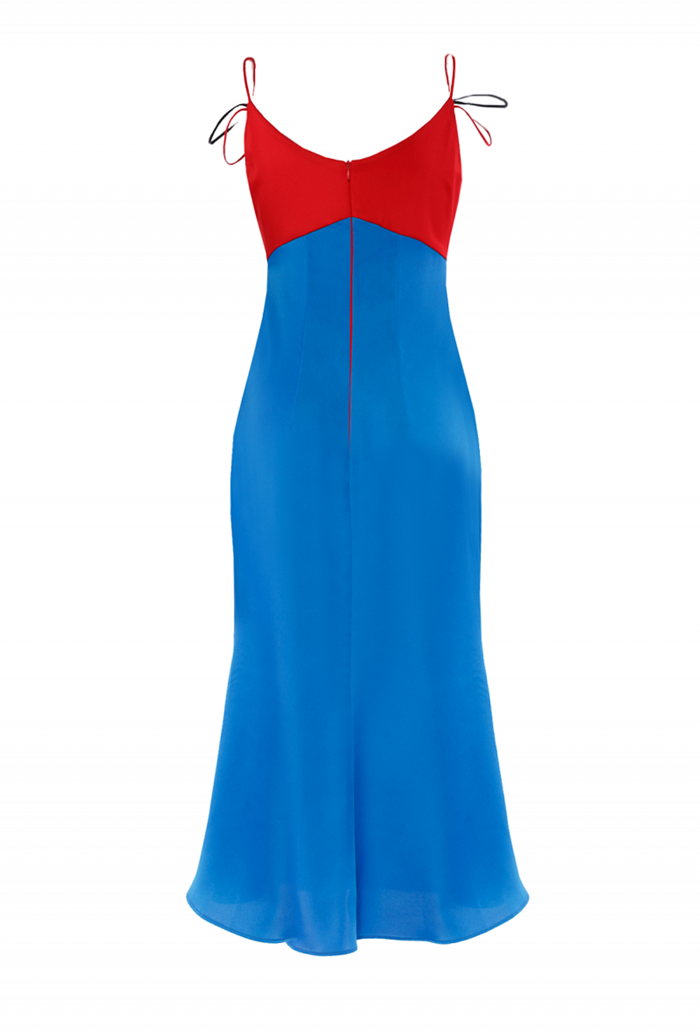 Платье на лямках электрик 10-19SS