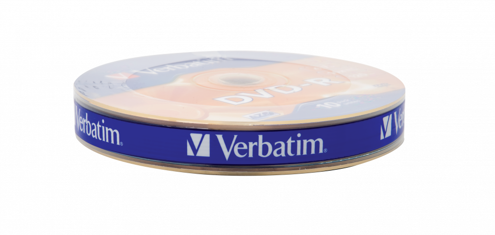 Оптический диск Verbatim DVD-R 4.7GB 16X AZO Matt Silver, Bulk, 10 шт