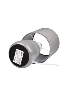 Светильник настольный JH2-02-gy E14 IP20 130х130х255мм керамика; ткань; PVC-пластик сер. JazzWay 5062320