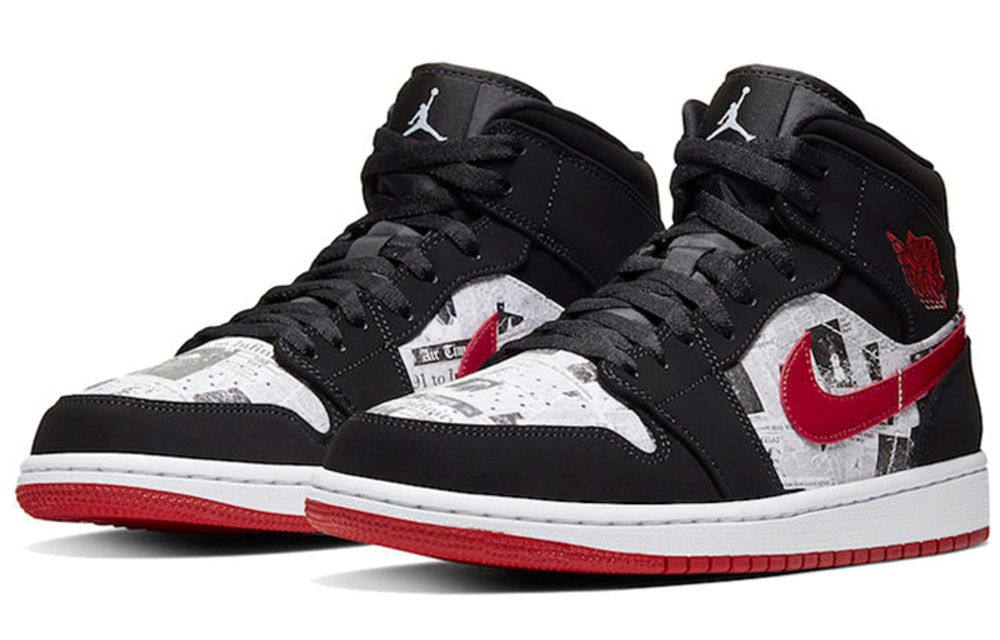 Air Jordan 1 Mid Se 'Newspaper Air Times'