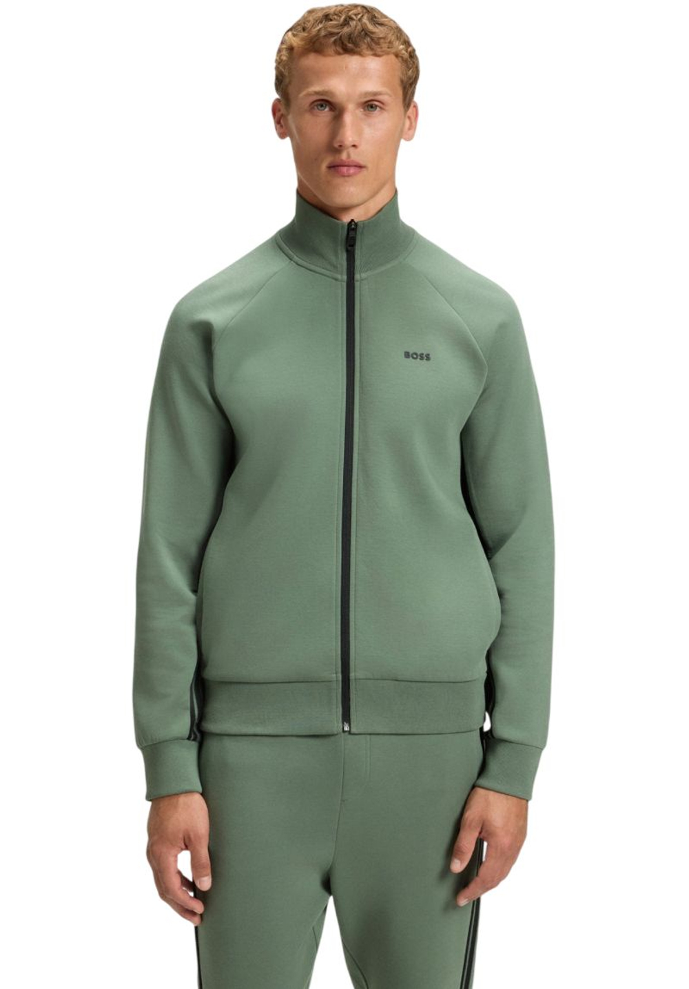 Мужской теннисный спортивный костюм BOSS Tracksuit Set - open green