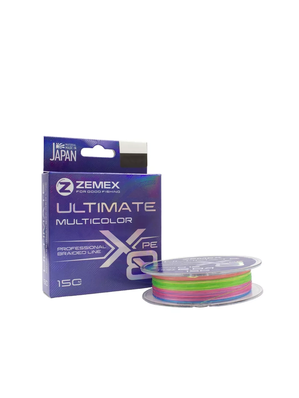 Плетеный шнур ULTIMATE х8 150 м мультиколор