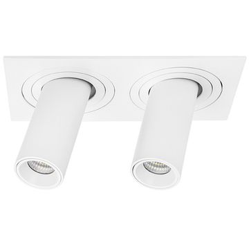 Комплект из светильников и рамки 2*LED 20W 3000K i526262 белый InteroBall Lightstar