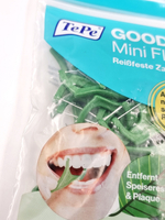 Межзубная нить флоссер TePe GOOD Mini Flosser на держателе, 36 шт (Из Финляндии)