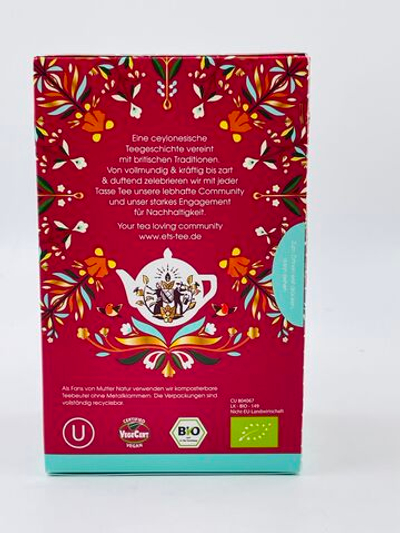 Чёрный цейлонский чай English Tea Shop "Sometimes in Winter" с корицей и специями, 20 пакетиков, 40 г
