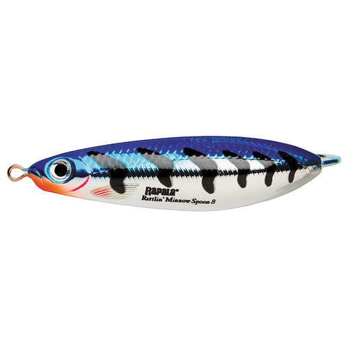 Незацепляйка RAPALA Rattlin' Minnow Spoon 08 /MBT / 8см, 16гр.