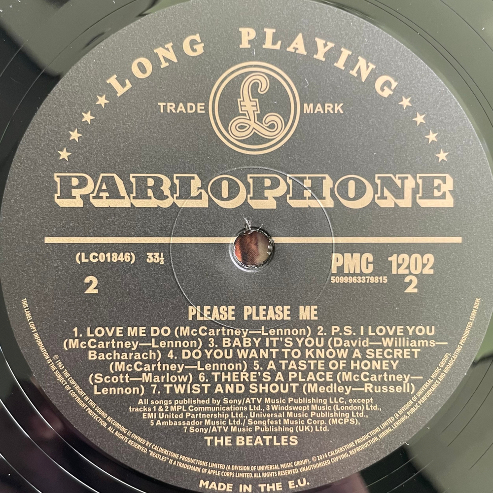 The Beatles ‎– Please Please Me (Англия 2014г.)