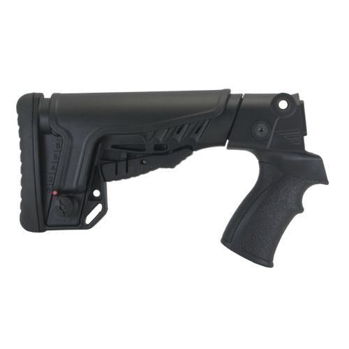 Приклад телескопический со щекой на Бекас 12, 16, DLG Tactical, черный
