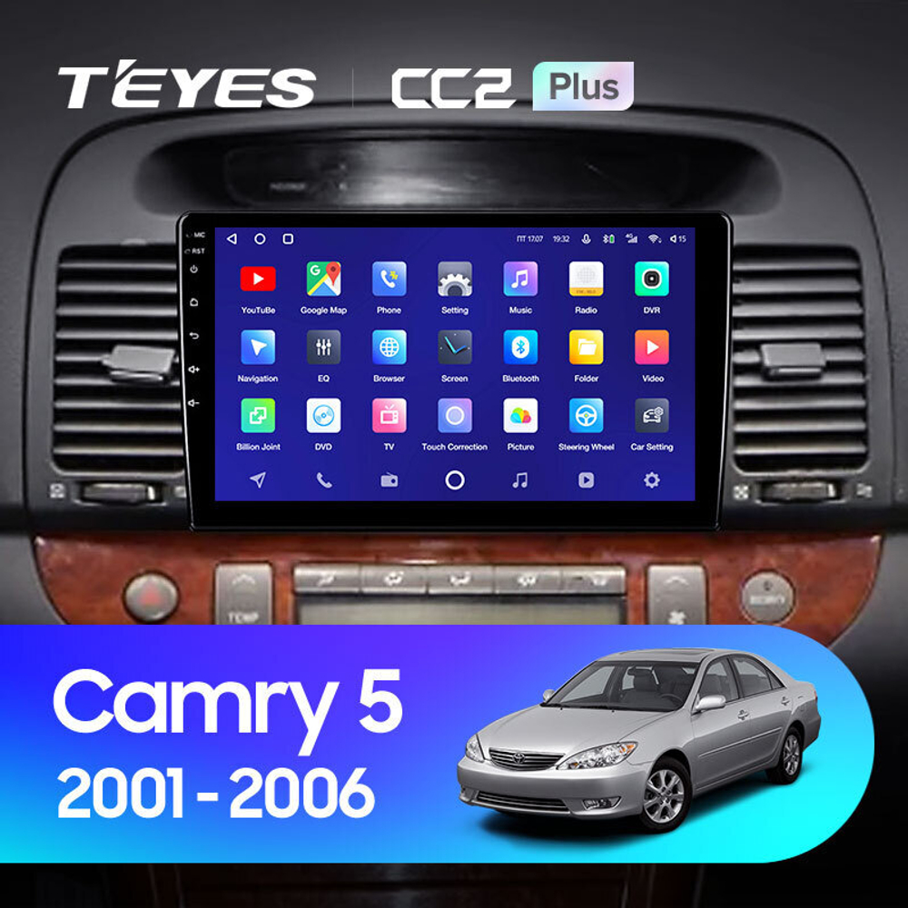 Teyes CC2 Plus 9" для Toyota Camry 2001-2006