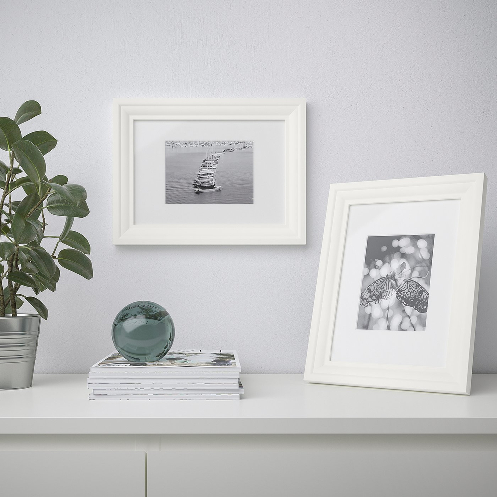 IKEA EDSBRUK  (ИКЕА ЕДСБРУК)  -  Рамка - белая 21x30 см
