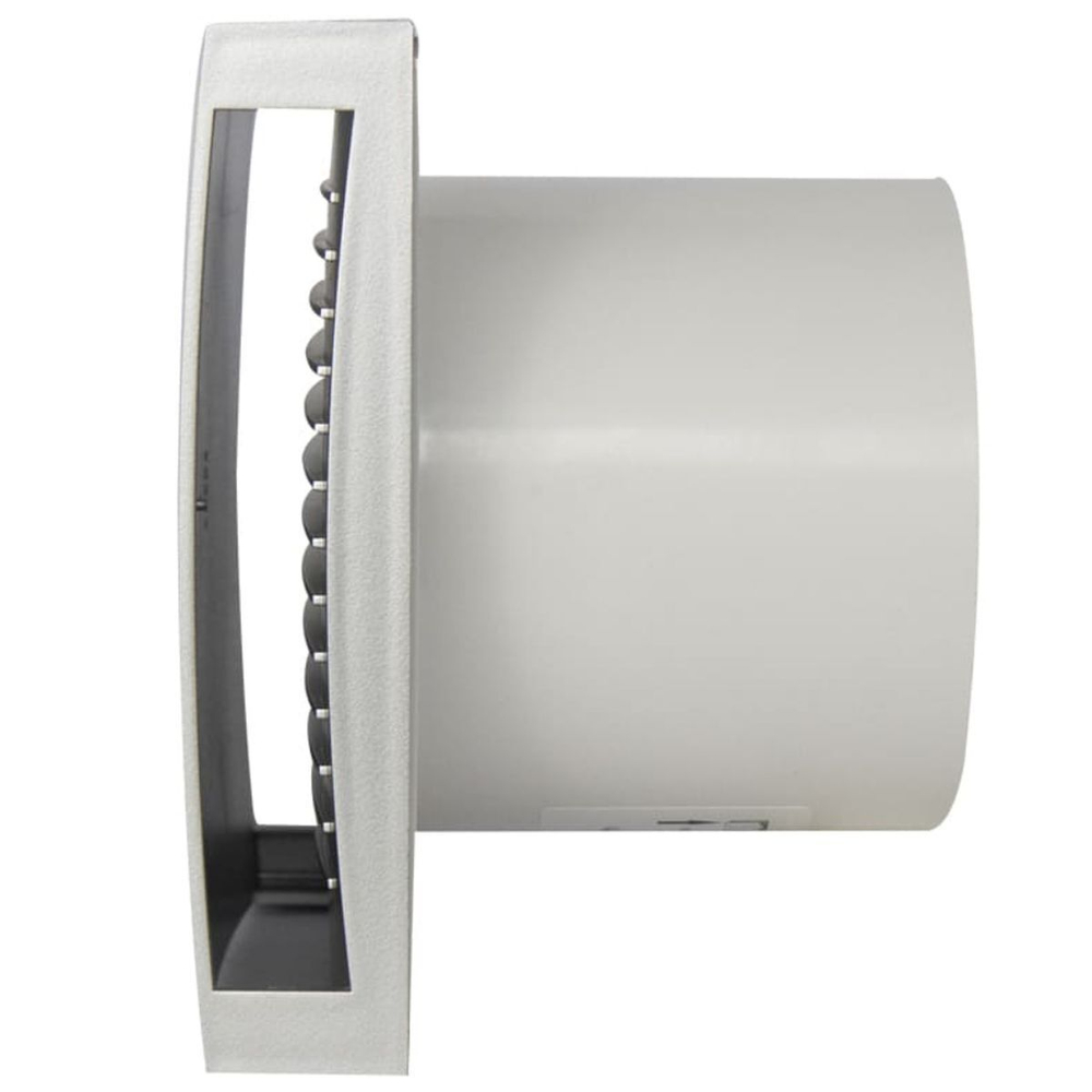 Вентилятор вытяжной настен, Europlast, d125 мм, 16 Вт, 150 м3/ч, серебро, Е-extra, EET125S