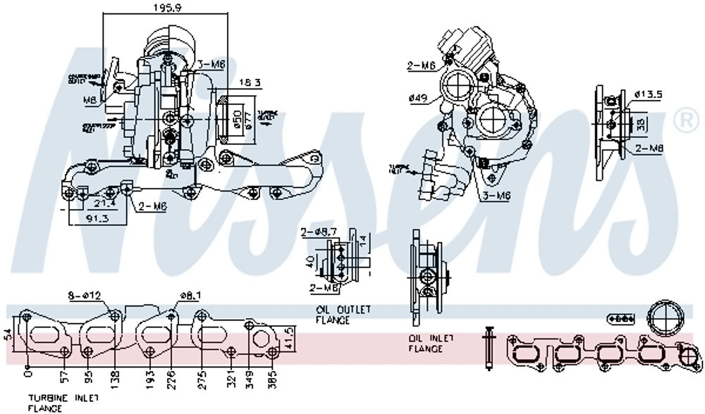 NISSENS - 93506-NIS - Charger, charging (supercharged/turbocharged)