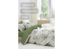 Постельное белье GoodNight Сатин Делюкс 2401 с компаньоном 1,5 сп. (с нав. 50х70)