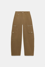КОМПЛЕКТ БРЮК С КАРМАНАМИ BARREL KARGO - ZARA