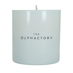Свеча ароматическая 60ч Ambientair The Olphactory White Insignia Amber Whisper
