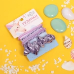 Резинки для волос 5шт «The Star Collection», цвет сиреневый, d-6см (блистер Единорог)