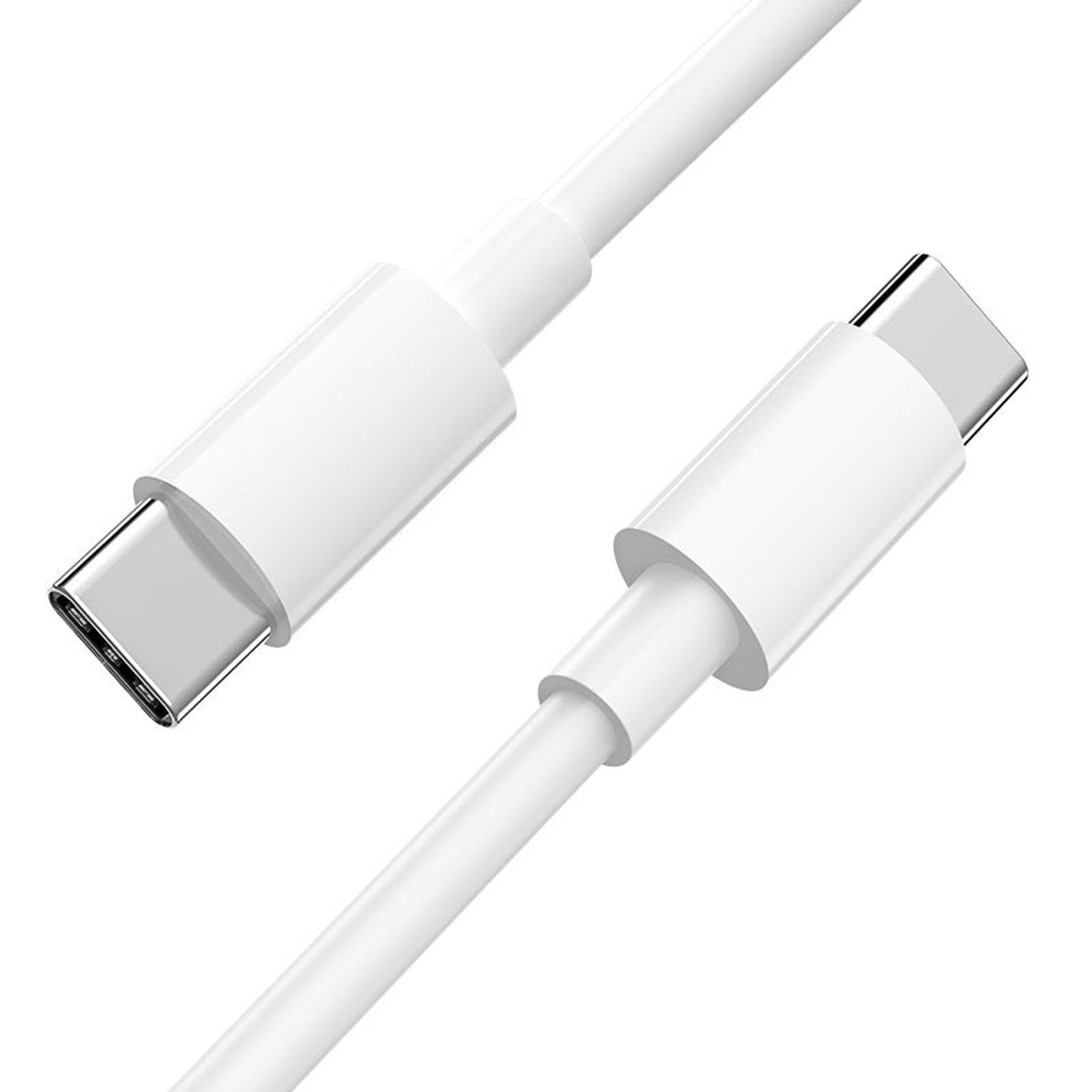 Usb Кабель-зарядка Type-C на Type-C Hoco X51 5A 100W 2м силиконовый белый