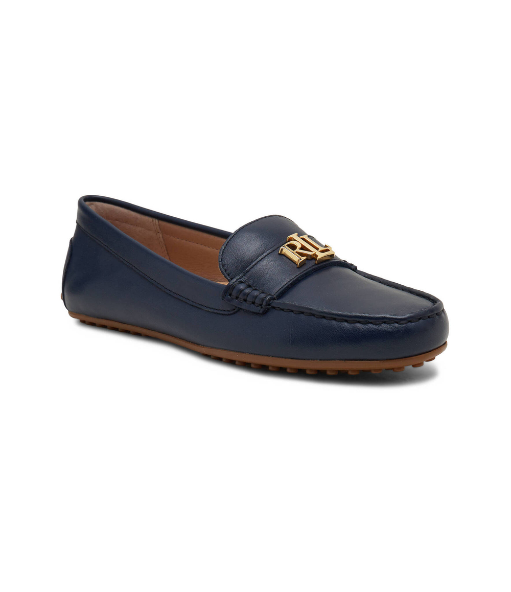 Кожаные мокасины barnsbury LAUREN RALPH LAUREN - темно-синий(802852847)