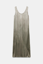 АТЛАСНОЕ ПЛАТЬЕ МИДИ — ZW COLLECTION — ZARA