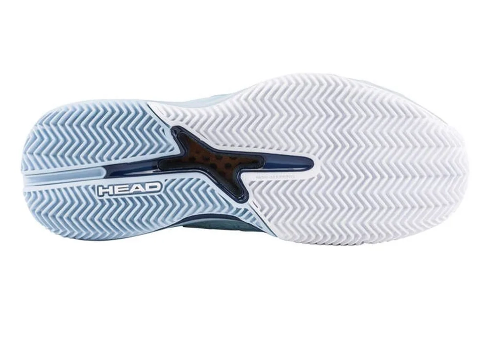 Женские теннисные кроссовки Head Revolt Pro 5.0 Clay - light blue/dark blue