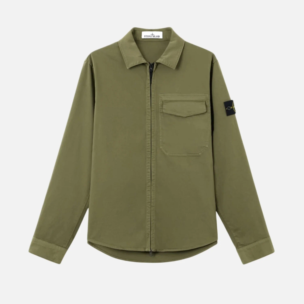 Куртка-рубашка Stone Island Zip-Up Overshirt