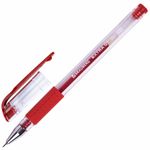 Ручка гелевая с грипом BRAUBERG "EXTRA GT NEEDLE", 1шт, КРАСНАЯ, игольчатый узел 0,5 мм, линия 0,35 мм, 143921